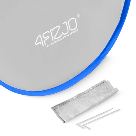 Skládací plážový stan modro-šedý