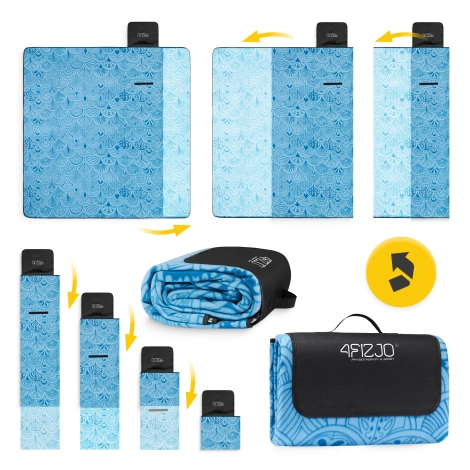 Voděodolná pikniková deka 200x200 cm