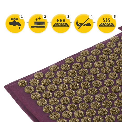 ECO akupresurní podložka s pohankovými slupkami a kokosem