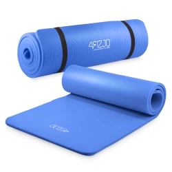 Podložka na cvičení YOGA MAT NBR 1 cm 180 × 60 × 1 cm modrá