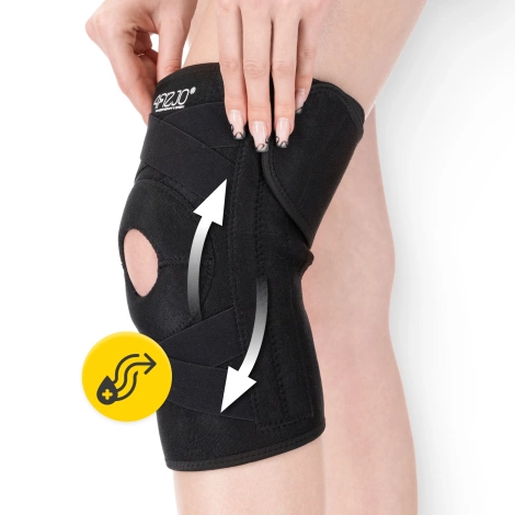 Kolenní ortéza se stabilizátorem čéšky