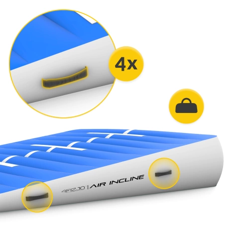 Gymnastický klín AIR INCLINE 2 x 2 x 0,4 m + pumpička