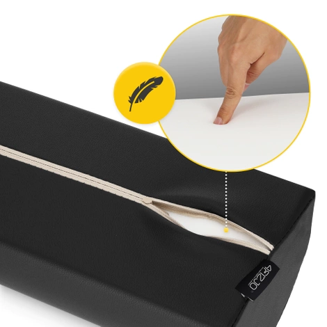 Rehabilitační masážní půlválec černý