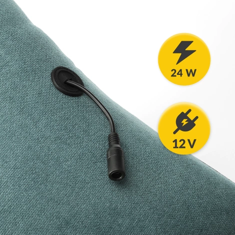 Masážní polštář s vyhříváním LITE zelený