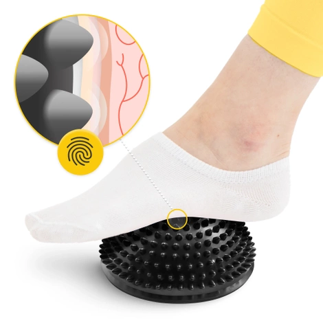 Balanční masážní polokoule 2 ks. černé