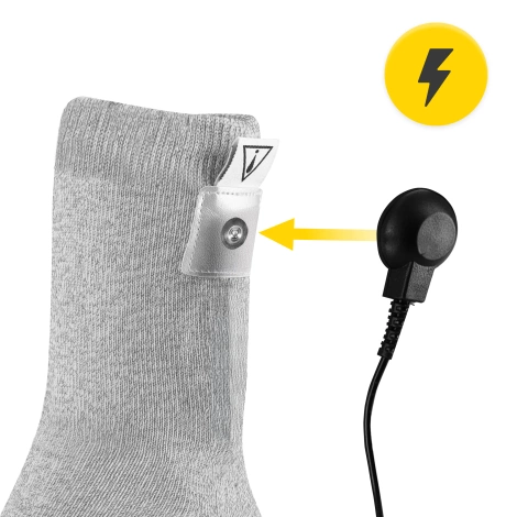 Vodivá ponožka pro elektrostimulaci nohy