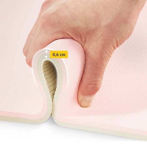 Protiskluzová podložka na cvičení TPE 0,6 cm