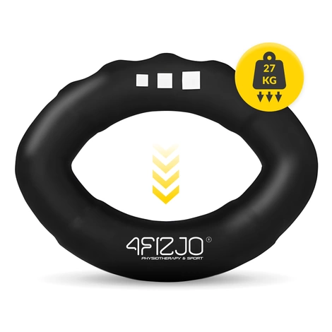 Silikonový posilovač zápěstí černý