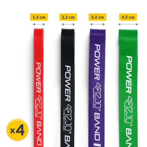Sada 4 gum POWER BAND