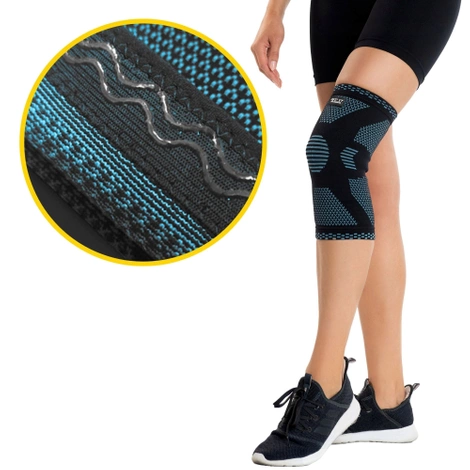 Elastická bandáž na kolenní kloub XXL modrá