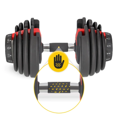 Nastavitelná jednoruční činka Premium 16 kg