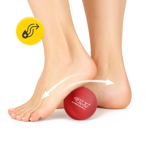 Masážní míč Lacrosse Massage Ball červený