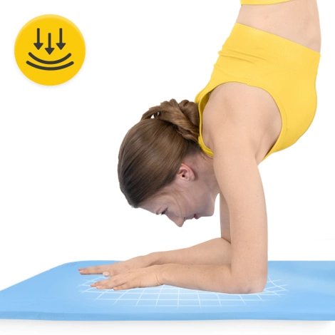 Velká protiskluzová podložka na cvičení TPE 2 cm