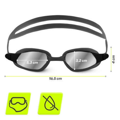 Plavecké brýle TSUNAMI černé