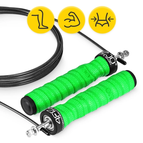 Boxerské švihadlo se zátěží 3 m zelené