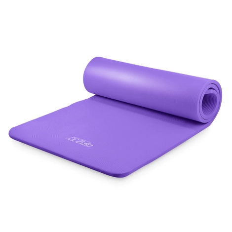 Podložka na cvičení YOGA MAT NBR 180 × 60 × 1,5 cm fialová
