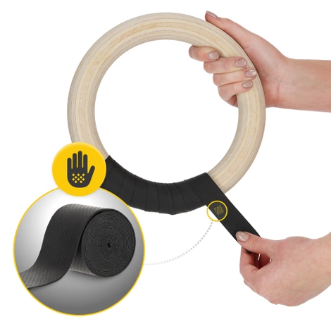 Gymnastické kruhy na cvičení