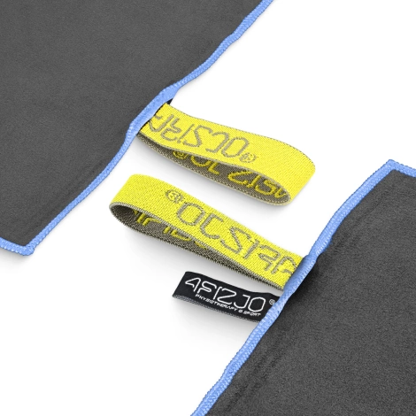 Rychleschnoucí ručník z mikrovlákna 180 x 100 cm šedý