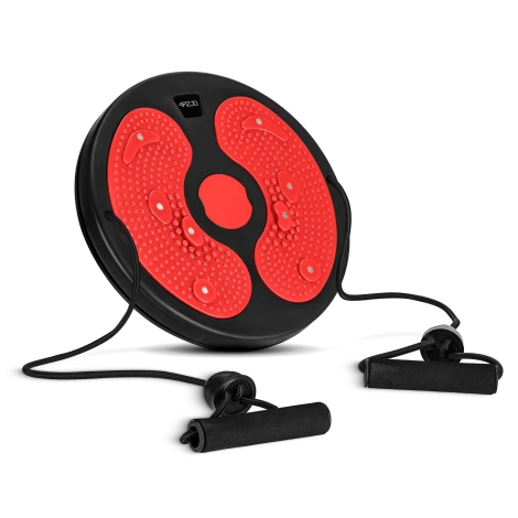 Rotační disk s lany MINI červený