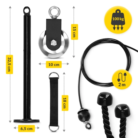 Horní a spodní kladka