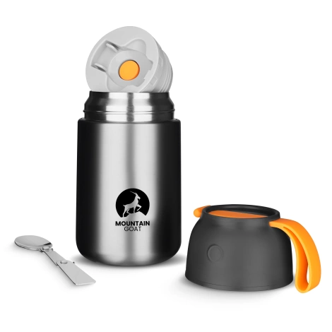 Termoska na jídlo z nerezové oceli 720 ml stříbrná