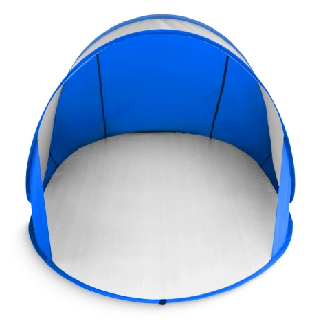 Skládací plážový stan modro-šedý