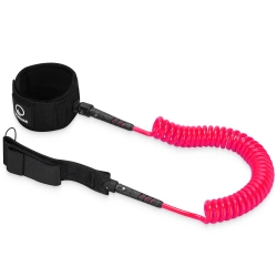 Leash na paddleboard SUP TSUNAMI růžový