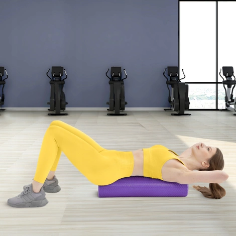 Masážní válec s výstupky CARE+ 60 cm fialový