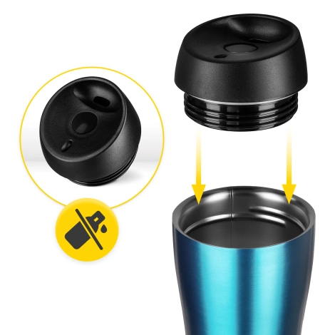 Termohrnek Mountain Goat TRAVEL 380 ml modrý