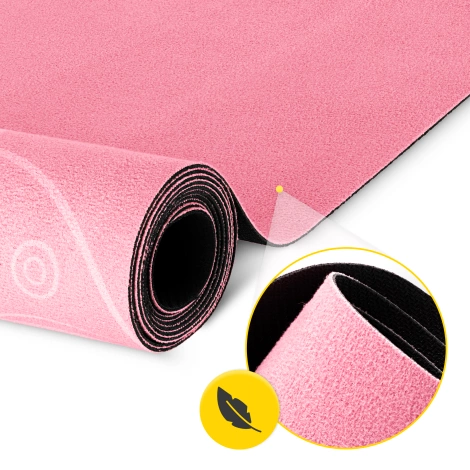 Semišová podložka na jógu a cvičení 1,5 mm