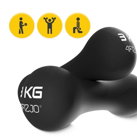 Jednoruční činky 8-shape 2 x 3 kg