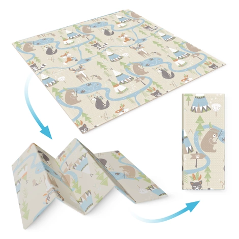 Skládací vzdělávací podložka XXL "Boho dream" 200 x 180 cm