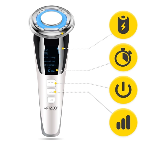 EMS Masážní přístroj na obličej 5 v 1 pro mezoterapii