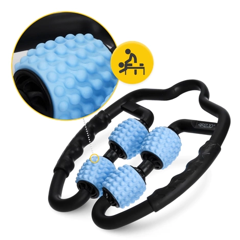 Masážní váleček na tělo modrý