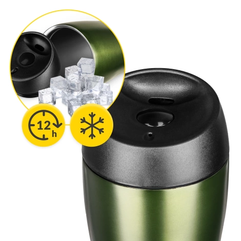 Termohrnek Mountain Goat TRAVEL 380 ml zelený