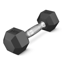 Ocelové činky HEX 2,5 kg (1 kus)