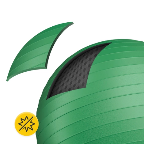 Gymnastický míč 75 cm zelený