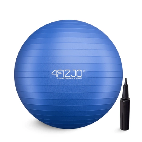 Nafukovací gymnastický míč 65 cm modrý