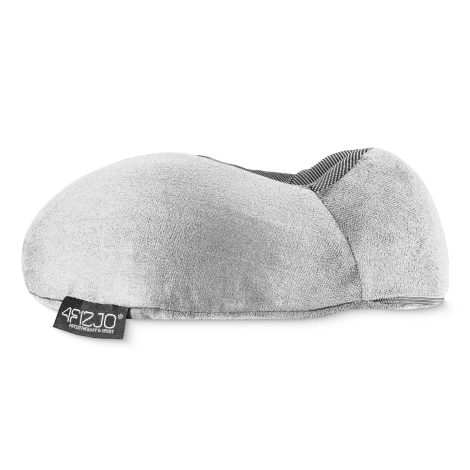 Cestovní polštář rohlík šedý