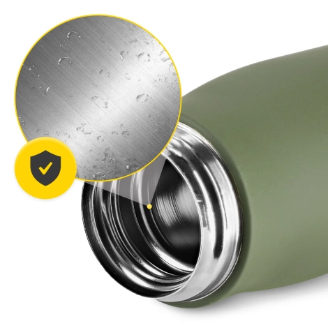 Termoláhev s páskem 540 ml zelená