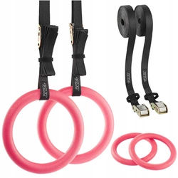 Gymnastické kruhy ABS růžové