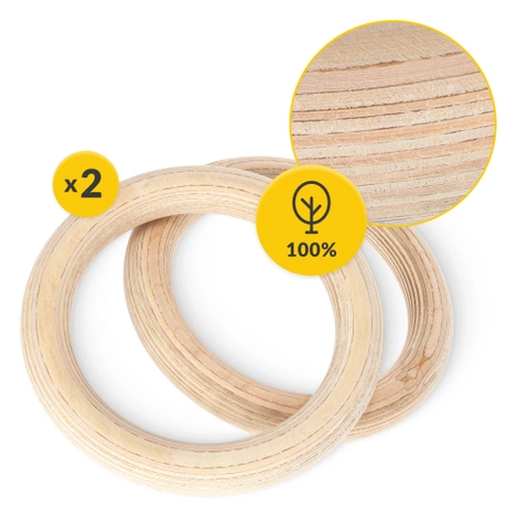 Gymnastické kruhy na cvičení