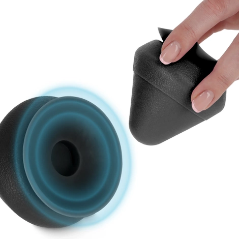 Masážní kužel na zeď černý