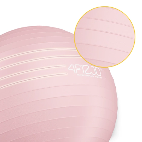 Gymnastický nafukovací míč 85 cm růžový