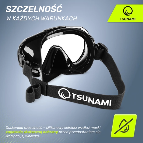 Potápěčská maska na šnorchlování TSUNAMI