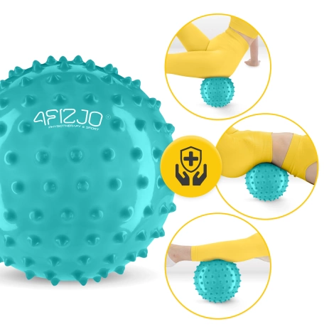 Rehabilitační míček s bodlinkami 20 cm