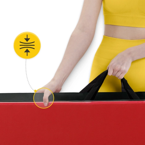 Skládací gymnastická žíněnka XL vícebarevná