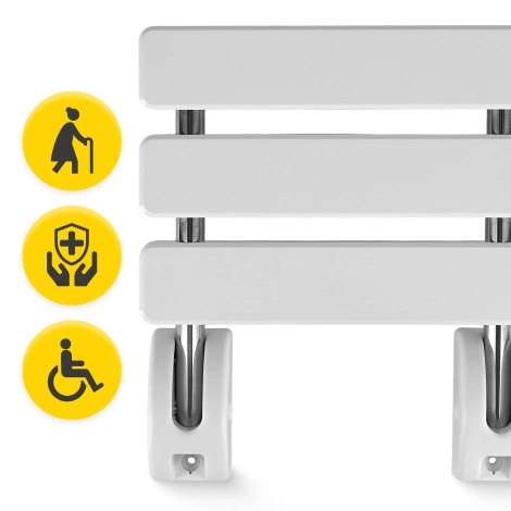 Skládací sprchové sedátko nástěnné