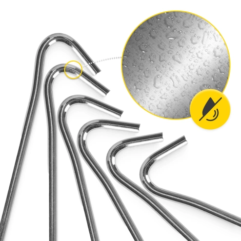 Ocelové stanové kolíky 10 ks.