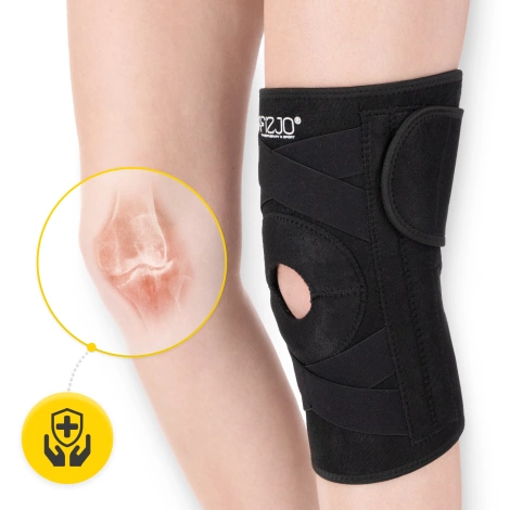 Kolenní ortéza se stabilizátorem čéšky